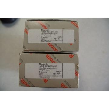 *NEW Greece Singapore Lot of 2* REXROTH LINEAR BLOCK BEARING R044209401