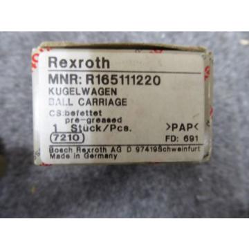 NEW Korea Italy REXROTH LINEAR BEARING # R165111220