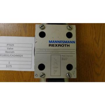 Rexroth China Japan Hydraulic Solenoid Valve 4WE10031/CH24N924 PT029