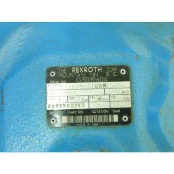 REXROTH Australia Korea AA10VS071DR*/30R-PKC62K03 USED HYDRAULIC PUMP AA10VS071DR30RPKC62K03