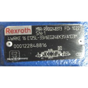 Rexroth Mexico china 4WRKE16E125L-33/6EG24EK31/A1D3M Proportional Valve Rebuilt