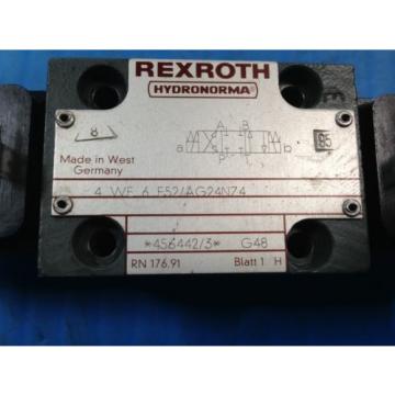 USED Greece France REXROTH 4WE6E52/AG24NZ4 DIRECTIONAL VALVE 4 WE 6 E52/AG24NZ4 (U4)