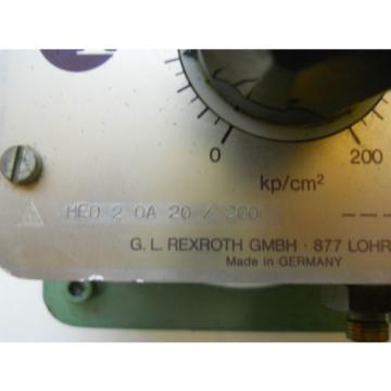 REXROTH USA Korea HED 2 OA 20 / 200