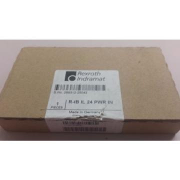 REXROTH Korea china (NIB) R-BI-IL-24-PWR-IN INLINE POWER TERMINAL BLK 24V DC 6 AMP (OFFICE)