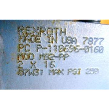 REXROTH, Australia Russia BOSCH, HYDRAULIC CYLINDER, P-110696-0160, MOD MS2-PP, 2&#034; X 16&#034;