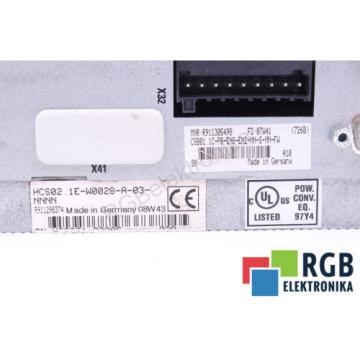 HCS02.1E-W0028-A-03-NNNN Korea Australia CSB01.1C-PB-ENS-EN2-NN-S-NN-FW REXROTH ID36182