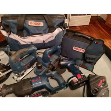 Bosch 18V Cordless 6-Tool Combo Kit Plus 10.8V Mini Driver/Drill