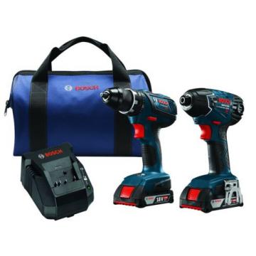 BOSCH CLPK232A-181 18V Lithium-Ion Cordless Two Tool 18 Volt Combo Kit