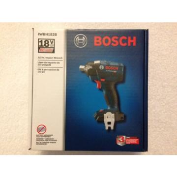 New Bosch 18V IWBH182B 1/2&#034; EC Brushless 3 Speed Impact Wrench W Pin Detent NIB