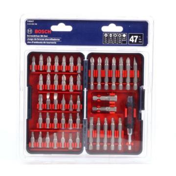 Bosch 47-Piece Screwdriver Bit Set Precision Steel Ratcheting Tool Micro Torx