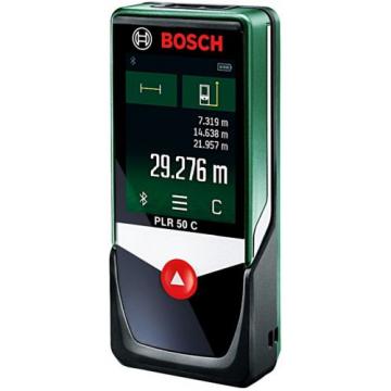 Bosch Range Finder PLR50-C Touch Screen Laser Measuring App Distance Area Volume