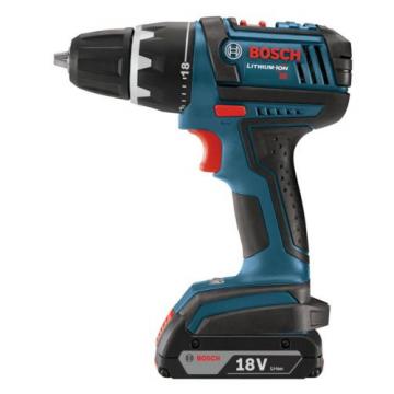 Bosch DDS181-02 18-Volt Lithium-Ion 1/2-Inch Compact Tough Drill/Driver Kit w...