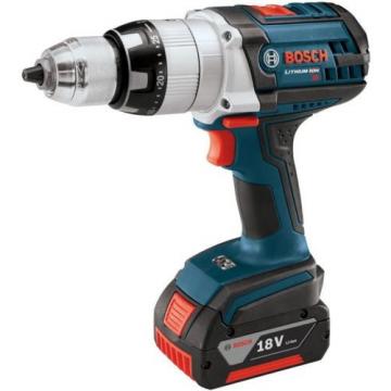 Bosch Lithium-Ion 1/2 Hammer Drill Concrete Driver Kit Cordless Tool 18-Volt NEW