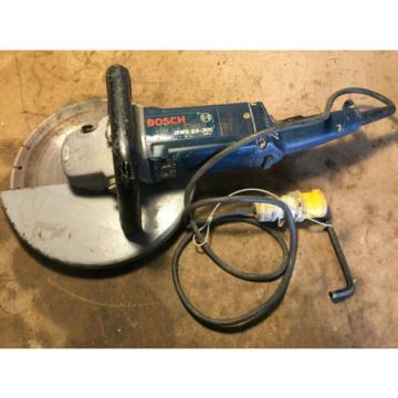 BOSCH GWS 24-300 300MM CUT OFF SAW + DIAMOND BLADE STIHL TYPE 110V *SEE VIDEO*