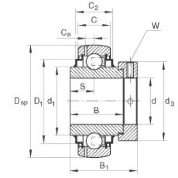 Rodamiento GE30-KRR-B-FA125.5 INA