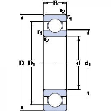 Rodamiento 619/750 MA SKF