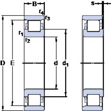 Rodamiento N 214 ECP SKF