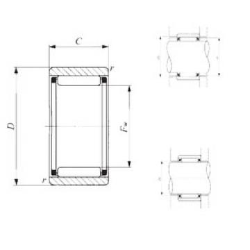 Rodamiento RNAF 7148N IKO