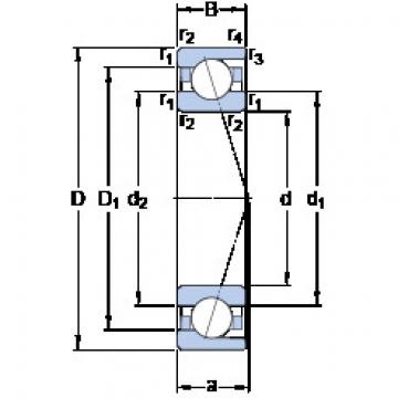 Rodamiento 71813 CD/HCP4 SKF