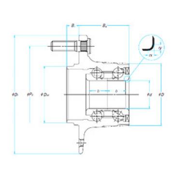 Rodamiento 32BWK10-Y-2CP17-01 H NSK