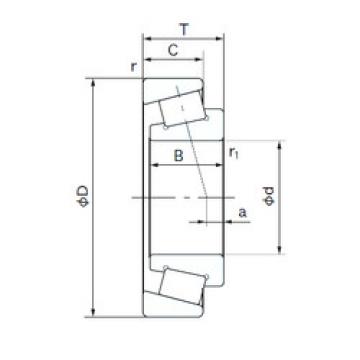 Rodamiento 32940ED NACHI