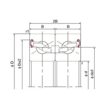 Rodamiento 15TAB04DB-2LR NACHI