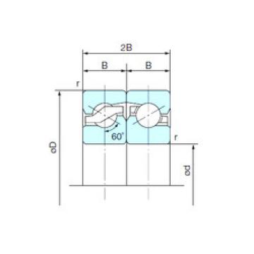 Rodamiento 25TAB06DF NACHI