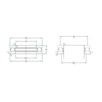 Rodamiento 51108 SKF