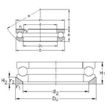 Rodamiento 53200+U200 NKE