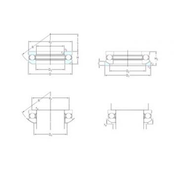 Rodamiento 53320+U320 SKF