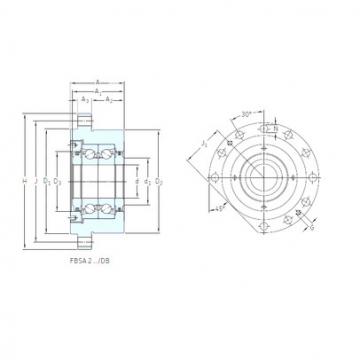 Rodamiento BSDU 250 DD SNFA