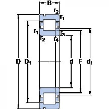 Rodamiento NUP 309 ECNP SKF