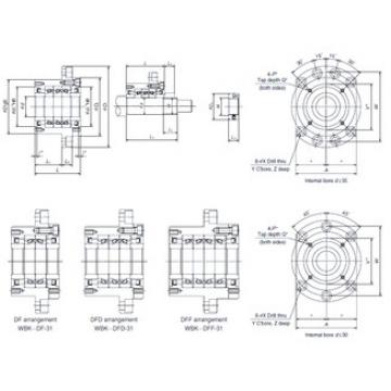 Rodamiento WBK17DF-31 NSK