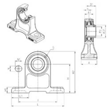 Rodamiento USPH209 SNR