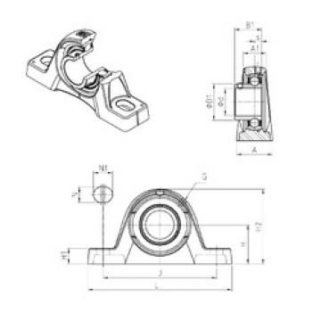 Rodamiento USPLE204 SNR