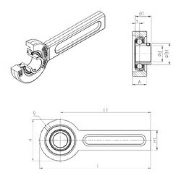 Rodamiento USSP203 SNR