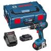 Bosch GSB 18-2-LI Plus 18v Combi Drill In L Box + 2 x 1.5ah Li-On Batteries #1 small image