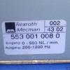 REXROTH Singapore Mexico MECMAN 0-500 NL/MIN. 200-1200HZ AIR VOLUME SENSOR, 553-001-008-0