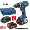 Bosch GSB 18V-EC Brushless COMBI DRILL 2x4.0- Batteries 06019E9170 3165140805049