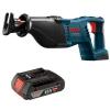 BOSCH CRS180B-RT 18 Volt Li-Ion Cordless Reciprocating Saw &amp; 18V BAT612 Battery #1 small image