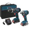 Bosch 2-Tool 18-Volt Lithium Ion Cordless Combo Kit with Soft Case #1 small image