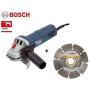 BOSCH SMERIGLIATRICE ANGOLARE GWS 750 PROFESSIONAL Ø115mm 750W + disco #1 small image