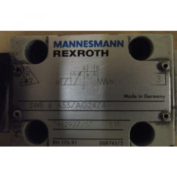 MANNESMANN China Korea REXROTH Ventilmagnet  3WE 6 A53/AG24Z4 #4 image