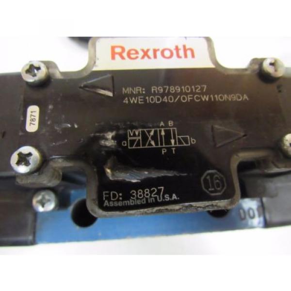 REXROTH Germany china HYDRAULIC VALVE 4WE10D40/OFCW11ON9DA 4WE10D40OFCW11ON9DA 110/120V #3 image