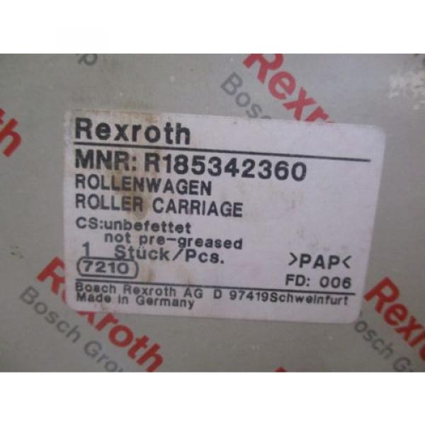 NEW Singapore Korea REXROTH ROLLER CARRIAGE R185342360 #4 image