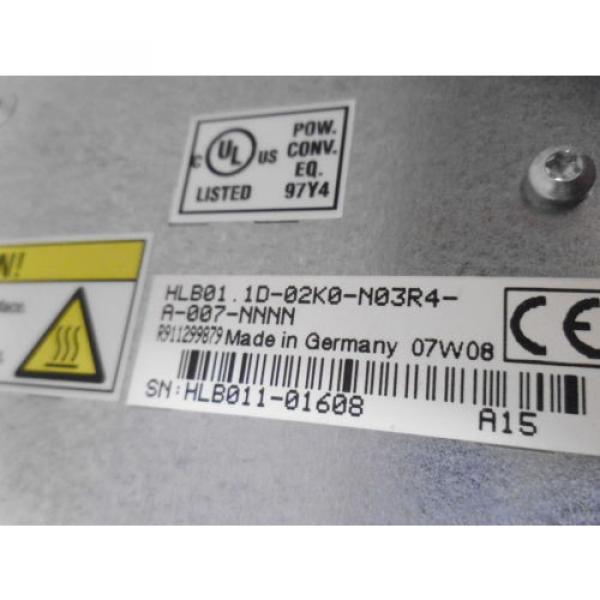 REXROTH Canada Australia HLB01.1D-02K0-N03R4-A-007-NNNN DRIVE POWER BREAK MODULE *NEW NO BOX* #6 image