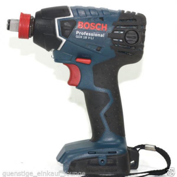 Bosch Cordless impact drill GDX 18 V-LI Professional,Solo,Blue CLICK &amp; GO #1 image