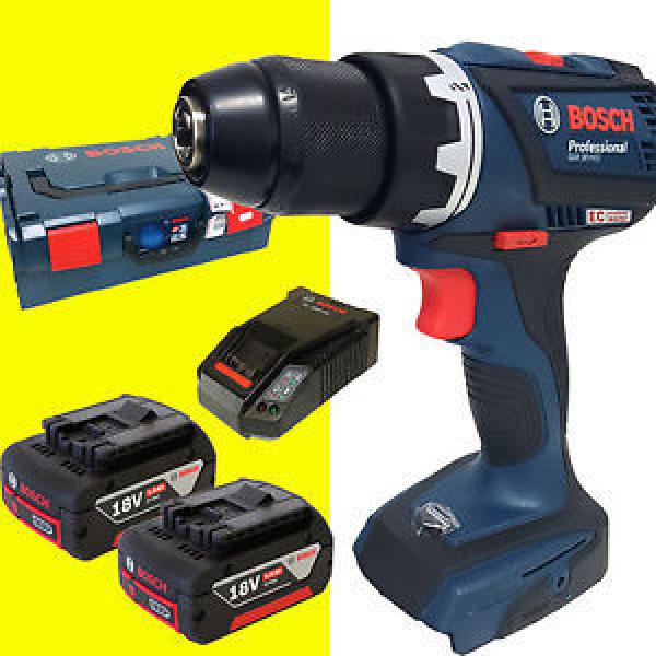 Bosch Akkuschrauber GSR 18 V-EC mit 2 x 5,0 Ah Li-Ion Akkus L-Boxx Neues Modell #1 image