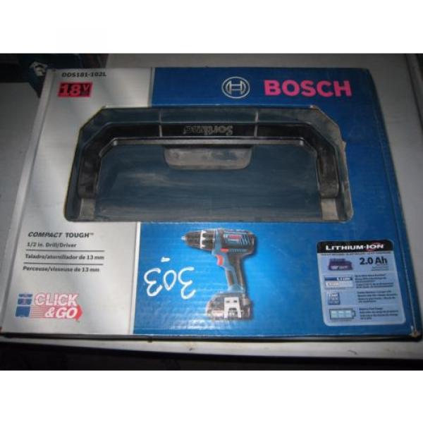 BOSCH DDS181-102L 18V LI-ION 1/2&#034; COMPACT TOUGH DRILL/DRIVER KIT #1 image