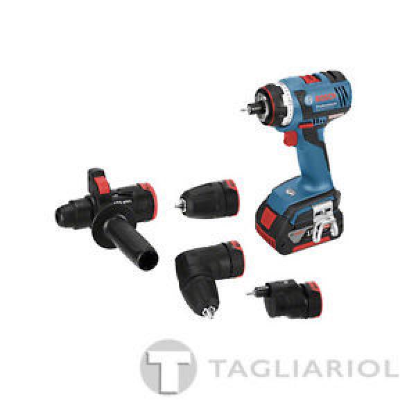 BOSCH GSR 18 V-EC FC2 PROFESSIONAL TRAPANO AVVITATORE 18V 4Ah-5 IN 1 FLEXICLICK #1 image